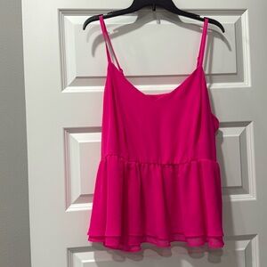 Torrid Barbie Pink baby doll blouse, 00